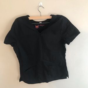 Black Scrub Top